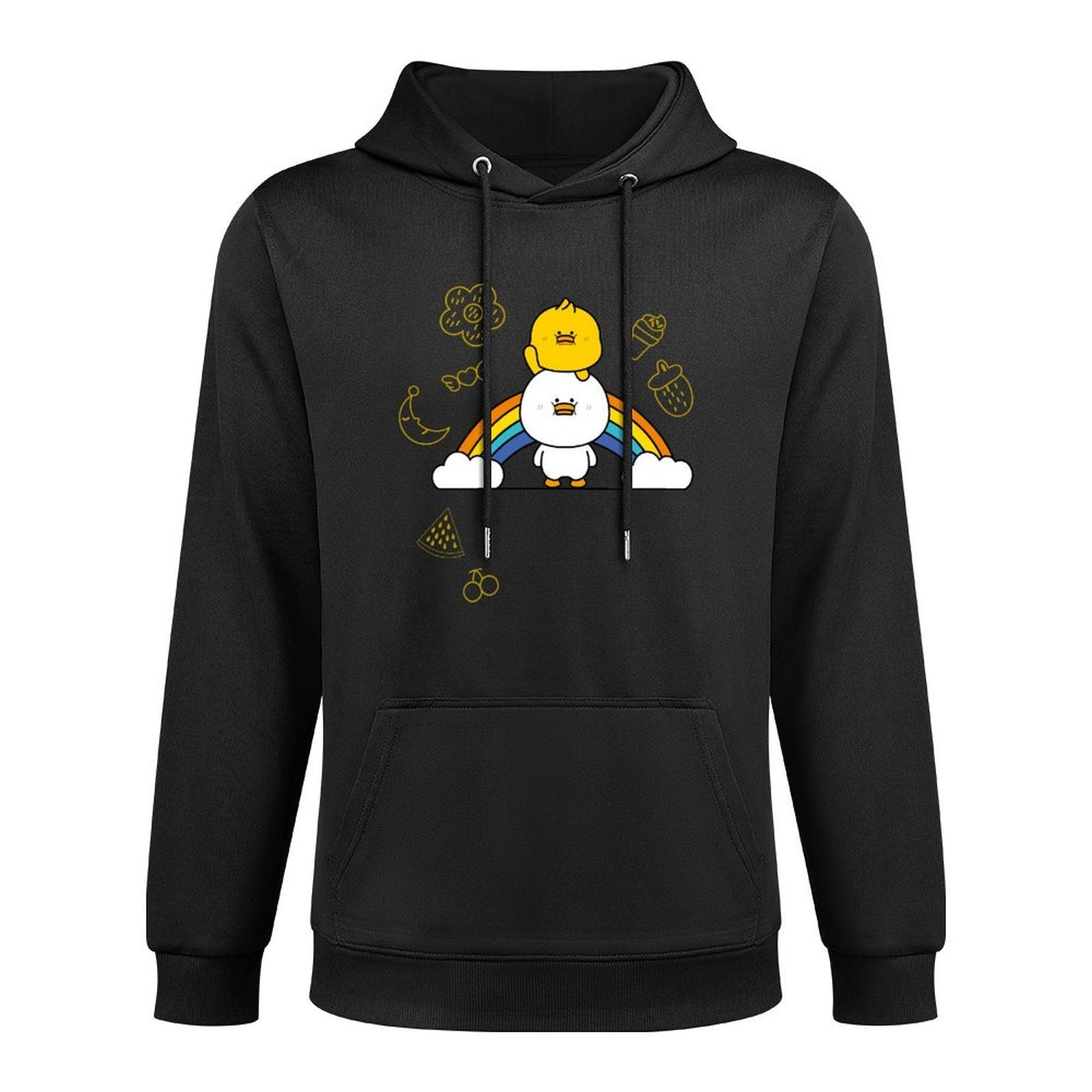 Double-Stitched Standard Front Graphic Hoodies